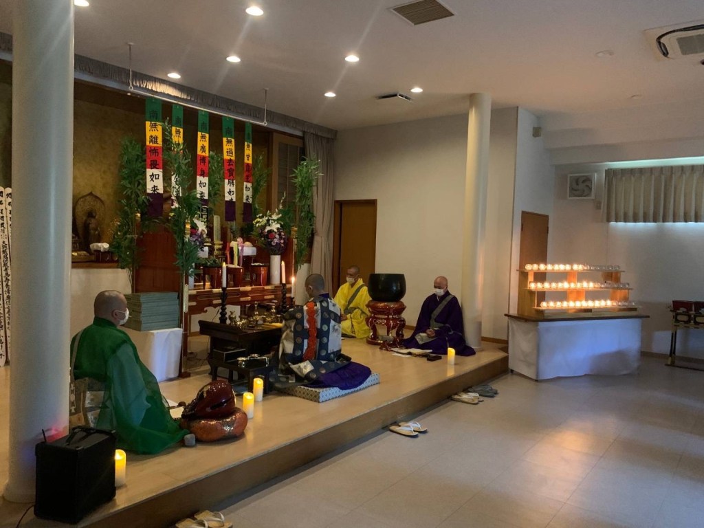 大施餓鬼法要の様子